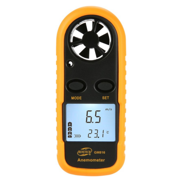 Wind- en temperatuurmeter
