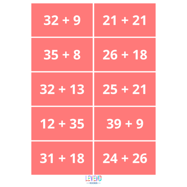 Sommenstrijd plus- en minsommen tot 100