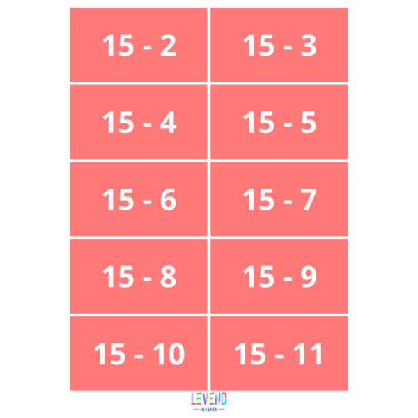 Sommenstrijd minsommen tot 20