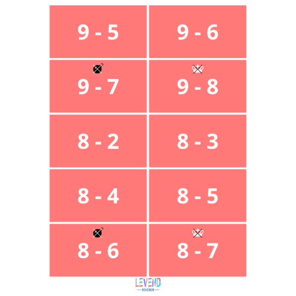 Sommenstrijd minsommen tot 20