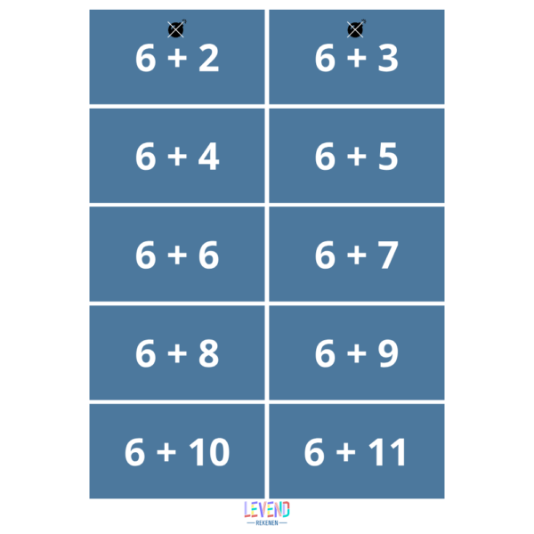 Sommenstrijd plussommen tot 20