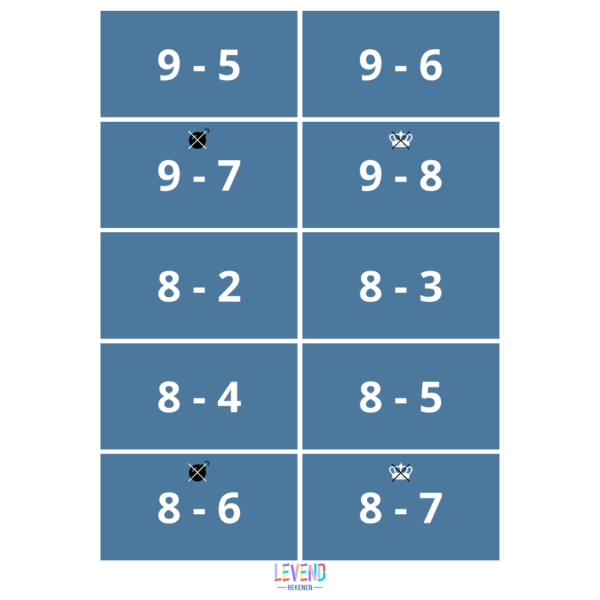 Sommenstrijd minsommen tot 20