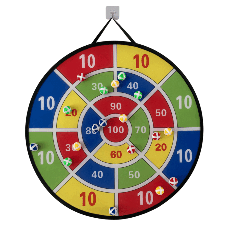 dartspel met ballen